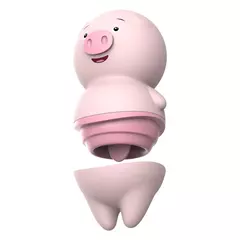 Imagem do Estimulador De Clitóris Recarregável Com Língua Porquinho Importação