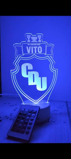 Lámpara led personalizada
