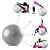 Bola Suíça Ginástica Pilates Fitness Bomba Hidrolight 75cm - loja online