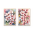 Kit 2 Quadros Decorativos Flores de Cerejeira em Aquarela - Petersen Decor