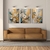 Kit 3 Quadros Decorativos Flores Margaridas Estilo Pintura na internet
