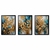 Imagem do Quadros Decorativos Abstrato Flores 3 Peças