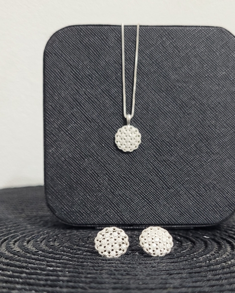 Conjunto Floral - Prata 925
