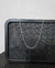 Corrente Cadeado longo 50 cm - Prata 925