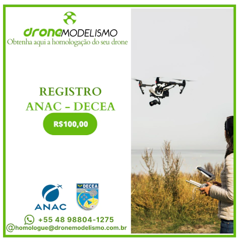 Registro de Drone ANAC - DECEA