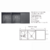 Lavadero para cocina XM acero 201 Negro - comprar online