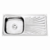 Lavadero de Cocina Acero XM WLS9643A