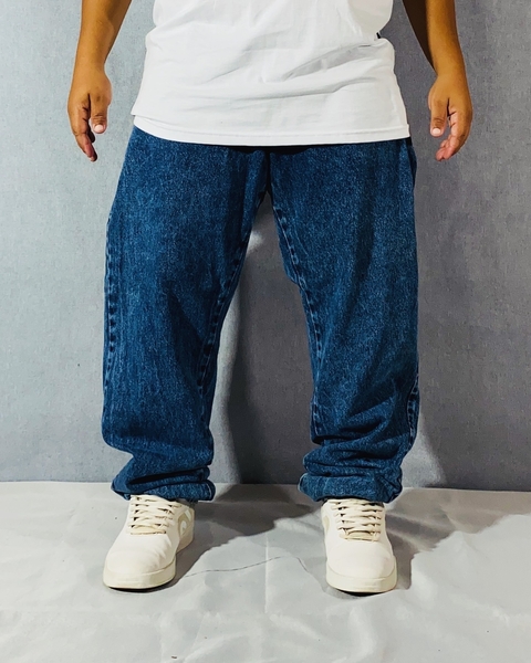 CALÇA BAGGY JEANS OPLAN - AZUL - comprar online