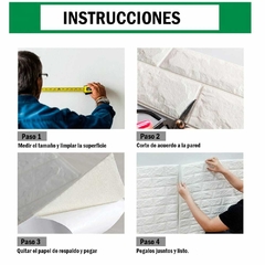 Panel ED Adhesivo x 6 Und Blaco Decorativo PPD6104 - El Rincón de Lina