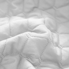 Protector de Colchón Doble 40cm de alto Alcolchado Blanco