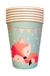Vasos zorrito x6u