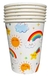 Vasos arcoiris x6u