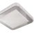 Plafon Sobrepor Gemini Acrílico Cristal Espelhado 28x28 12w BRANCO FRIO