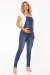JARDINEIRA JEANS GESTANTE IVETE AZUL na internet