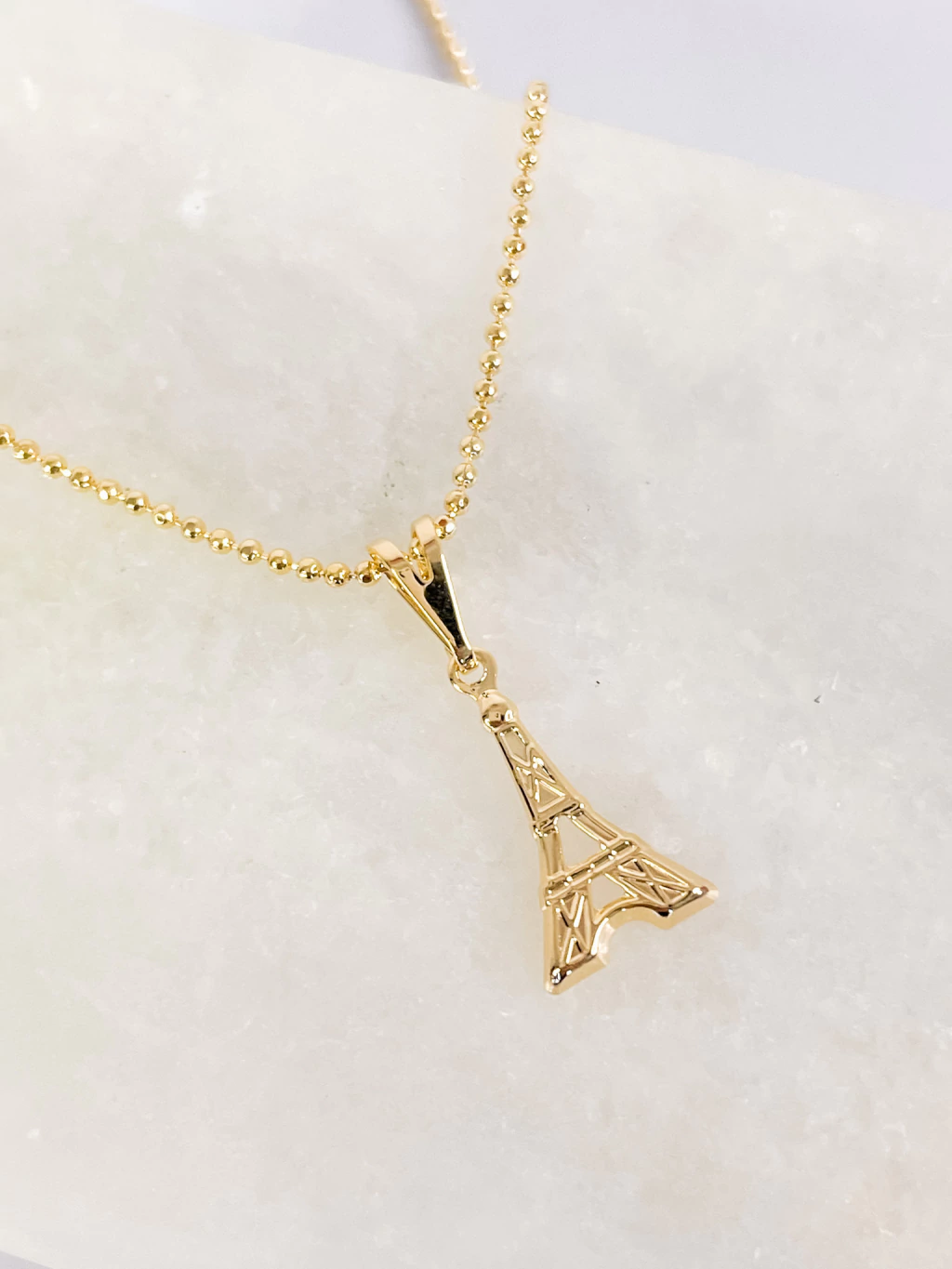 COLAR EIFFEL - BANHO DE OURO 18K