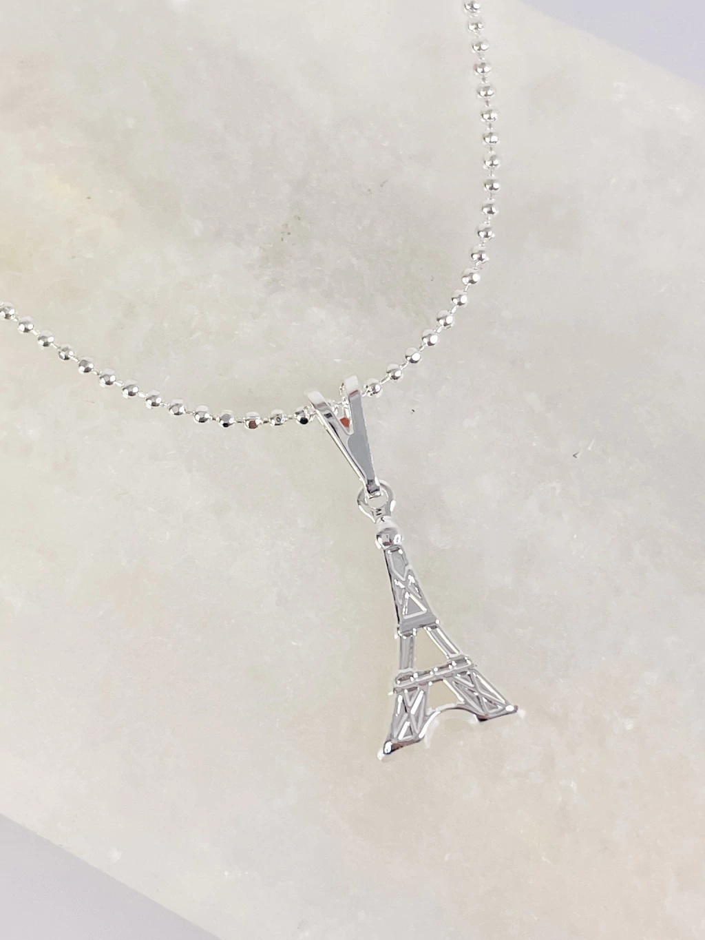 COLAR EIFFEL - BANHO DE PRATA