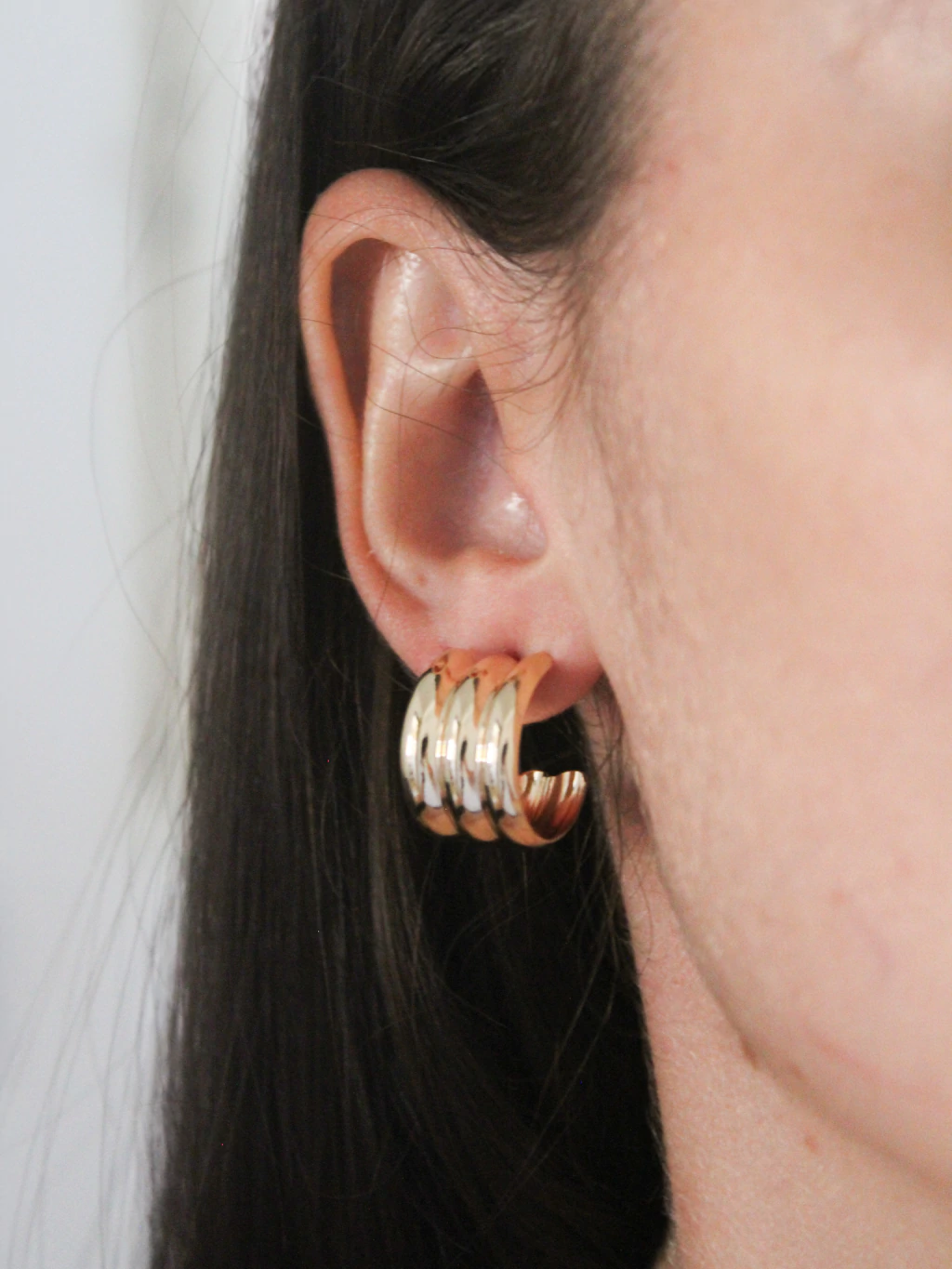 ARGOLA LIZ - BANHO EM OURO 18K