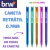 Caneta Esferográfica Retrátil 0,7mm - Tinta Azul | Brw