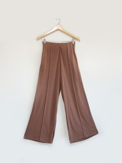 Pantalon Palazo Alforza - Mod Blanc