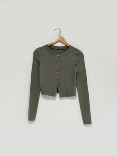 Camiseta Lanilla Con Botones - tienda online