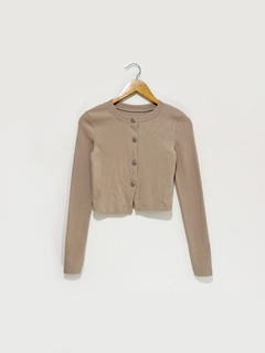 Camiseta Lanilla Con Botones - Mod Blanc