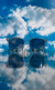 Square 2206 6447/8g Transparente/azul degrade Standard (57-18) - comprar online