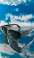 Mega Clubmaster 0316S 901/31 Negro-dorado/verde - MAJOSHKA