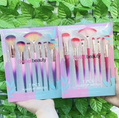 12 Kit Completo de 7 Pincéis para Maquiagem Profissional