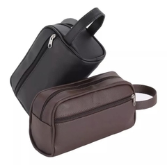 Kit C/12 Necessaire impermeável em Couro - loja online