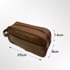 Kit C/12 Necessaire impermeável em Couro - comprar online