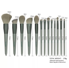 Box C/12pc Kit 13 Peças Conjunto Pincéis De Maquiagem - loja online