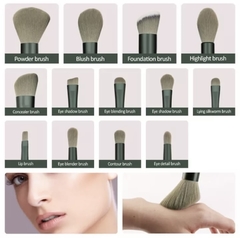 Box C/12pc Kit 13 Peças Conjunto Pincéis De Maquiagem - Jony Cosmeticos