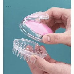 Box C/12pc Escova Com Dentes De Silicone Para Cabelos e Massagem Corporal - loja online