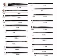 12 Kit C/ 20 Pincéis De Maquiagem - Jony Cosmeticos