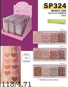 SP324 INFINITY LOVE PALETA DE SOMBRAS Box C/24