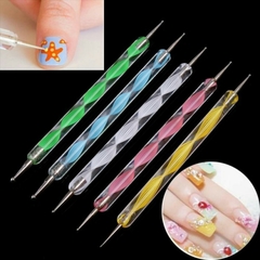 Kit 10 Boleadores Em 5 Pincéis - Ponta Dupla - Manicure - Design Em Unhas Box C/12pçs - comprar online
