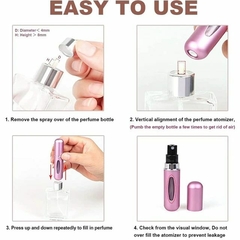 Kit 12pcs Porta Perfume Recarregavel Portatil Spray 5ml na internet