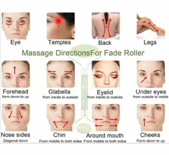 12 Rolinho Pedra De Jade Facial Massageador Anti Rugas na internet