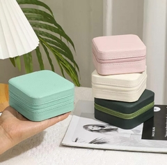 Mini Organizador Porta Joias Portátil Viagem Armazenamento de Brinco Colar Bijuteria - comprar online