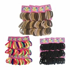 KiT C/ 72 Elástico de Cabelo feminino Xuxinha rabicó para cabelo - Jony Cosmeticos