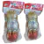 ADORNO TAMBOR x3un 4,5cm CON GLITTER