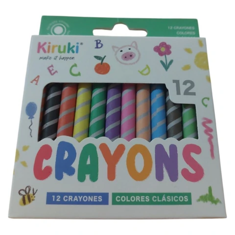 CRAYONES KIRUKI x12un COL.CLASICO