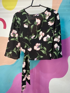 Blusa Transpassada - G - Dale Ale Brechó