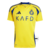 Camisa de torcedor masculina do Al Nassr para a temporada 2024/25, na cor amarela com detalhes em azul.
