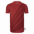 Camisa masculina do Athletico Paranaense 2024/25, vista traseira, predominantemente na cor vermelha, com detalhes em listras.