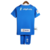 Camisa e shorts infantis do Al Hilal na cor azul, com detalhes em branco e logo da Puma.