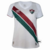 Camisa feminina do Fluminense II 2024/25 com detalhes em verde e vermelho.
