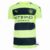 Camisa de torcedor do Manchester City III 2022/23, na cor amarelo fluorescente com listras em azul escuro, patrocinada pela Etihad Airways e fabricada pela Puma.