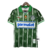 Camisa retrô do Palmeiras de 1996, com detalhes em verde e branco, logotipo da Reebok e estampa da Parmalat.