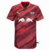 Camisa de torcedor masculina do RB Leipzig para a temporada 2024/25, com design em vermelho e detalhes em branco.